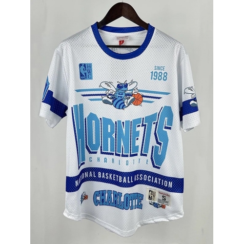 25/26 Hornets White MN Retro Edition Short Shirts