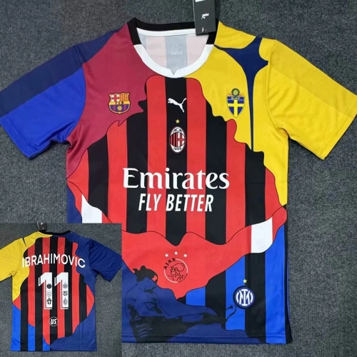 25/26 Ibrahimović Anniversary Edition Fans Soccer Jersey#11