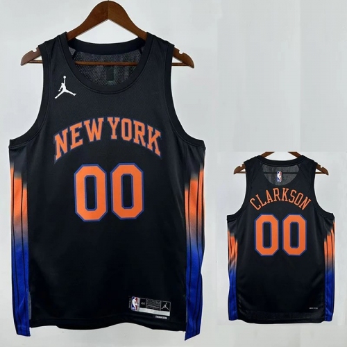 25/26 KNICKS CL ARK SON #00 Black Limited Edition Top Quality Hot Pressing NBA Jersey