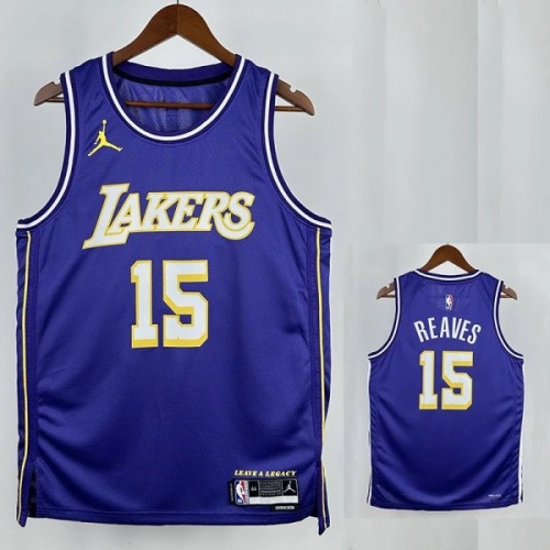 25/26 LAKERS REAVES #15 Limited Flying Man Top Quality Hot Pressing NBA Jersey