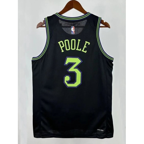 25/26 Pelicans NOLA # 3 Black City Edition Top Quality Hot Pressing NBA Jersey
