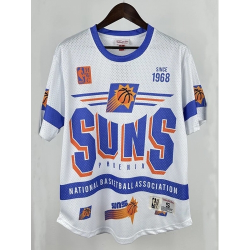 25/26 Suns White MN Retro Edition Short Shirts