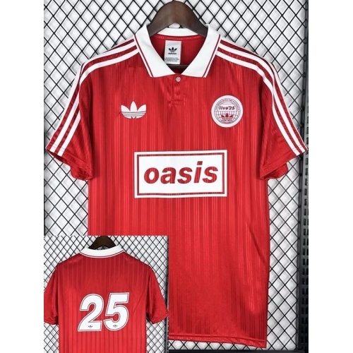 26/27 Live'25 OASIS Red With No25 Tour Soccer Jersey#带25号(白边)