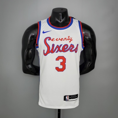 Allen Iverson Philadelphia 76ers 2020/21 Swingman Jersey White