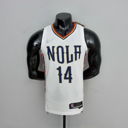 Brandon Ingram New Orleans Pelicans 2022 City Edition Swingman Jersey White