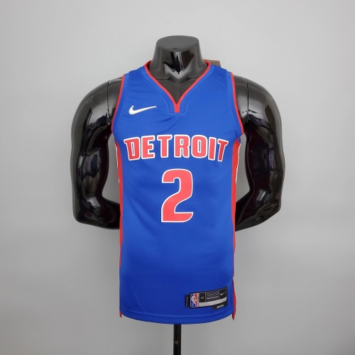 Cade Cunningham Detroit Pistons 75th Anniversary Swingman Jersey Blue