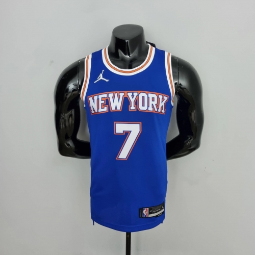 Carmelo Anthony New York Knicks 75th Anniversary Swingman Jersey Blue
