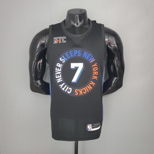 Carmelo Anthony New York Knicks City Edition Swingman Jersey Black