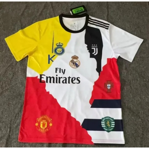 Cristiano Ronaldo 2025/26 Men Jersey Special Edition All Club Mix CR7's Career