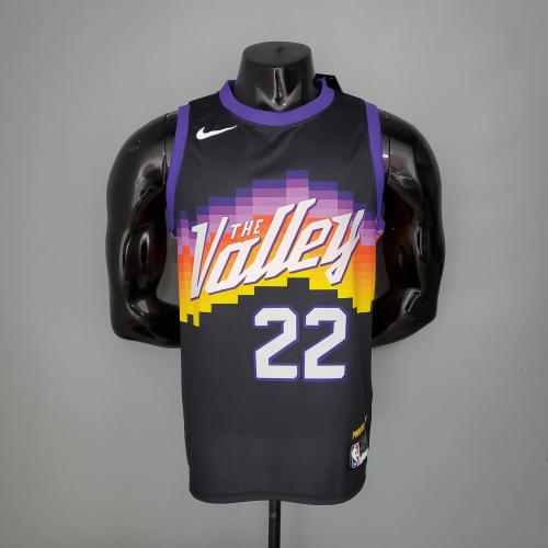 Deandre Ayton Phoenix Suns City Edition 2021 Swingman Jersey Black