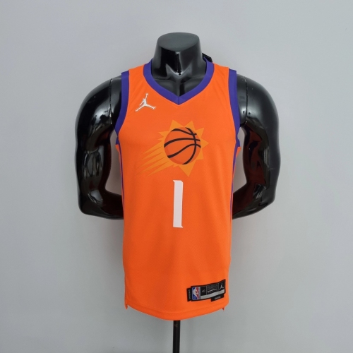 Devin Booker Phoenix Suns 75th Anniversary Swingman Jersey Orange