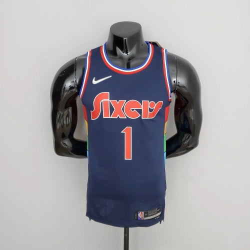 James Harden Philadelphia 76ers 2021/22 Swingman Jersey Royal Blue