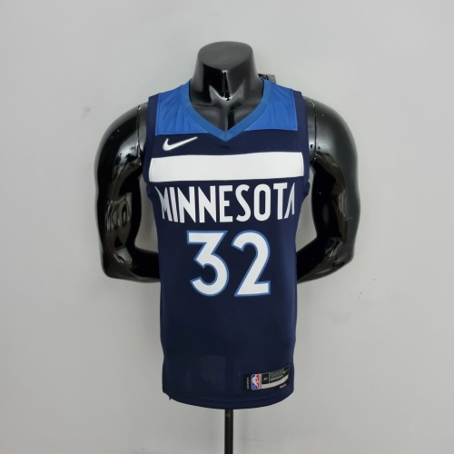 Karl-Anthony Towns Minnesota Timberwolves 75th Anniversary 2022 Swingman Jersey Royal Blue