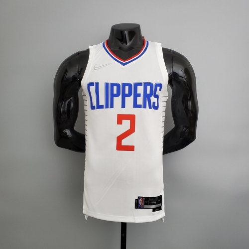 Kawhi Leonard LA Clippers 75th Anniversary Swingman Jersey White