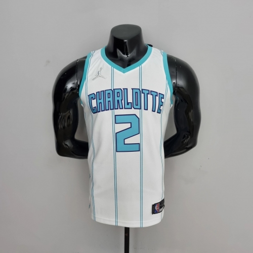 LaMelo Ball Charlotte Hornets 75th Anniversary Swingman Jersey White
