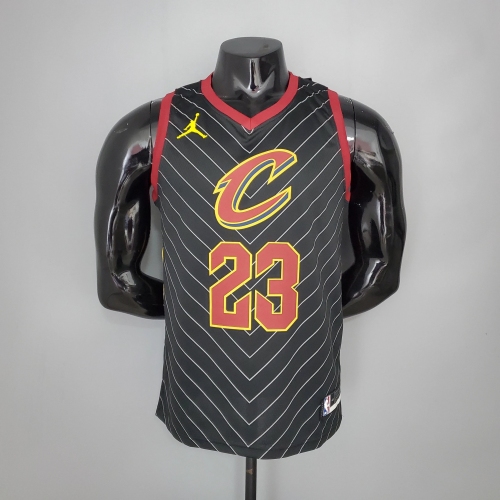 LeBron James Cleveland Cavaliers Theme Limited Edition Black Swingman Jersey