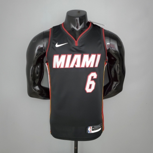 LeBron James Miami Heat Swingman Jersey Black