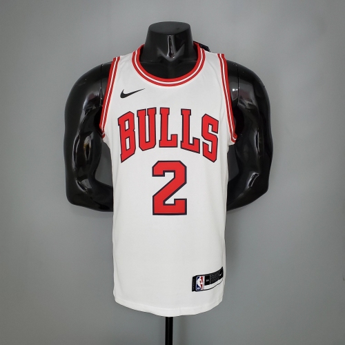 Lonzo Ball Chicago Bulls 75th Anniversary Swingman Jersey White