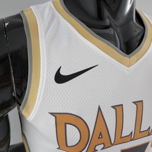 Luka Doncic Dallas Mavericks City Edition White Swingman Jersey