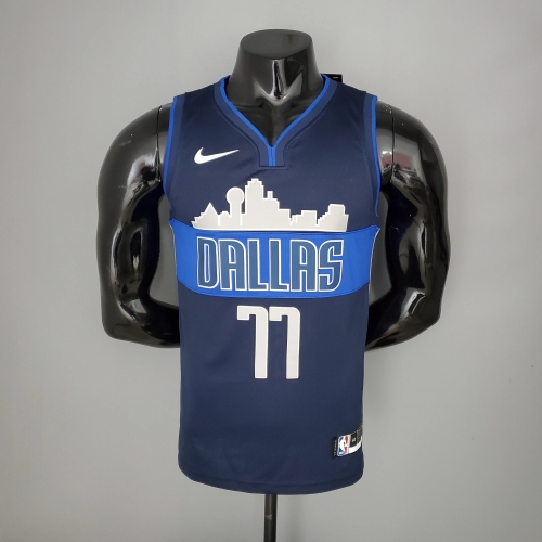 Luka Doncic Dallas Mavericks Iceberg Edition Swingman Jersey Blue