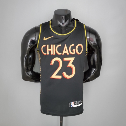 Michael Chicago Bulls Team City Edition Swingman Jersey Black