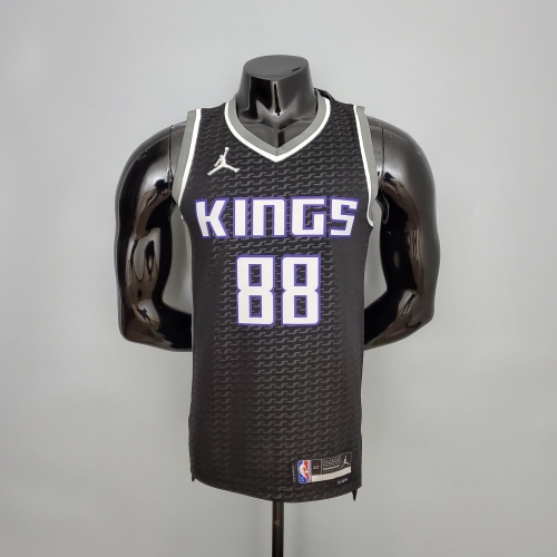 Neemias Queta Sacramento Kings 75th Anniversary Swingman Jersey Black