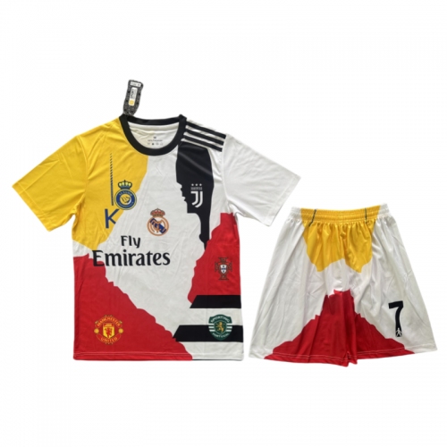 Portugal Ronaldo Club Commemorative Special Edition Football Shirt Set 2025-26-Non Customized