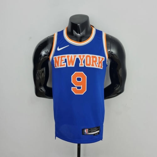 RJ Barrett New York Knicks 75th Anniversary Swingman Jersey Blue