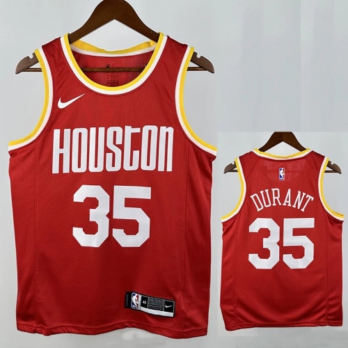 ROCKETS DUR ANT #35 Red Retro Edition Top Quality Hot Pressing NBA Jersey