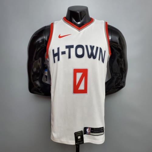 Russell Westbrook Houston Rockets City Edition Swingman Jersey White