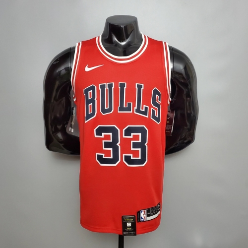 Scottie Pippen Chicago Bulls Swingman Jersey Red