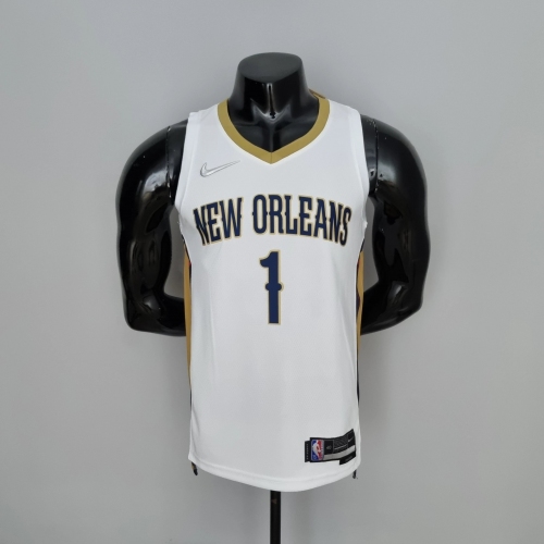 Zion Williamson New Orleans Pelicans 75th Anniversary Swingman Jersey White