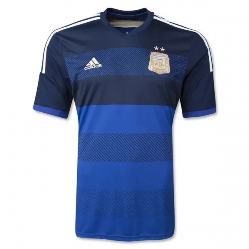 2014 Argentina Retro Jersey Away World Cup