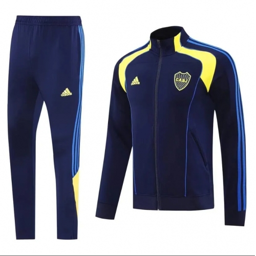 2025/2026 Boca Juniors Full Zip Training Suit Royal Blue Football Shirt
