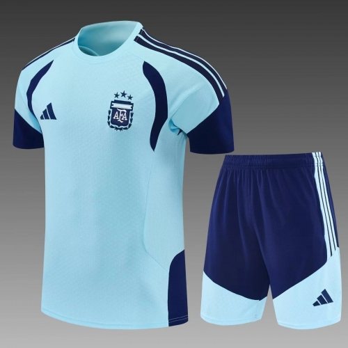 2026 Argentina National Team Training Suit Light Blue Soccer Jersey