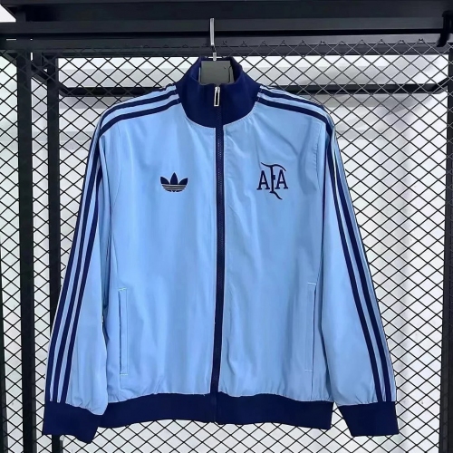 2026 Argentina Windbreaker Light Blue Soccer Jersey