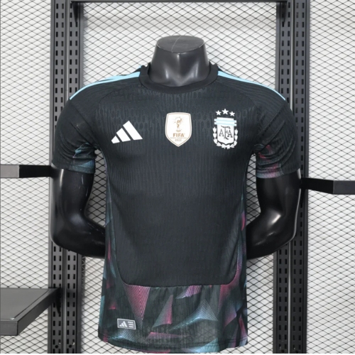 2026 Player Version Argentina Goalkeeper Black Soccer Jersey