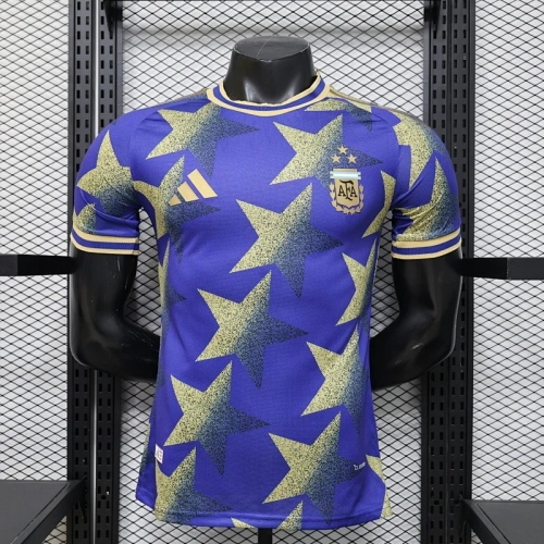 2026 Player Version Argentina National Team Special Edition Purple Soccer Jersey