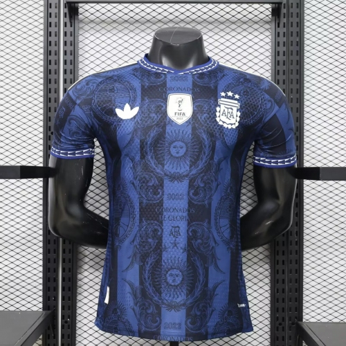 2026 Player Version Argentina Special Edition Dark Blue Soccer Jersey