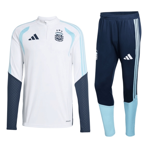 Argentina 1/4 Zip Tracksuit 2026 White