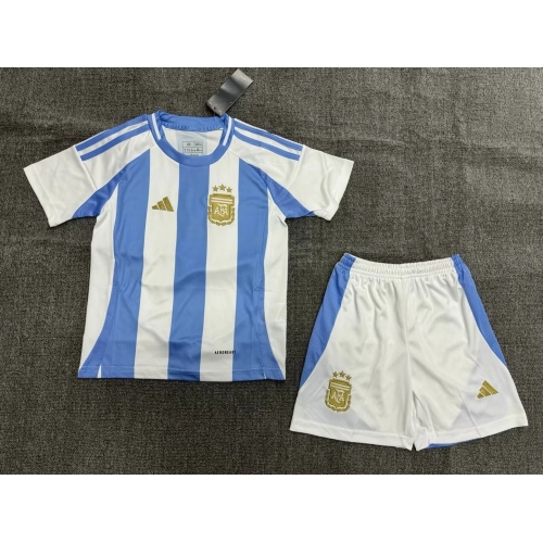 Argentina 2024 Copa America Home Kids Suit