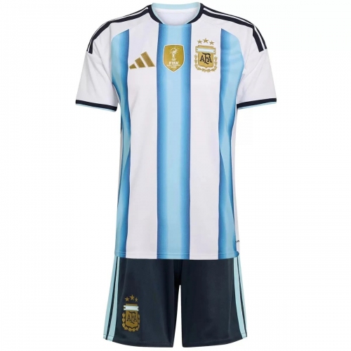 Kids Argentina Home Jersey Kit World Cup 2026