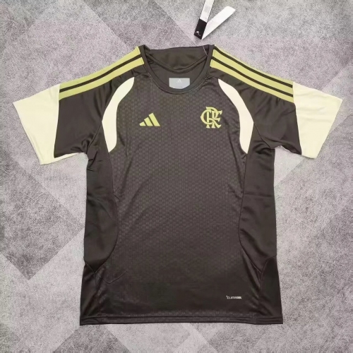2025/2026 Flamengo Training Suit Black Football Jersey