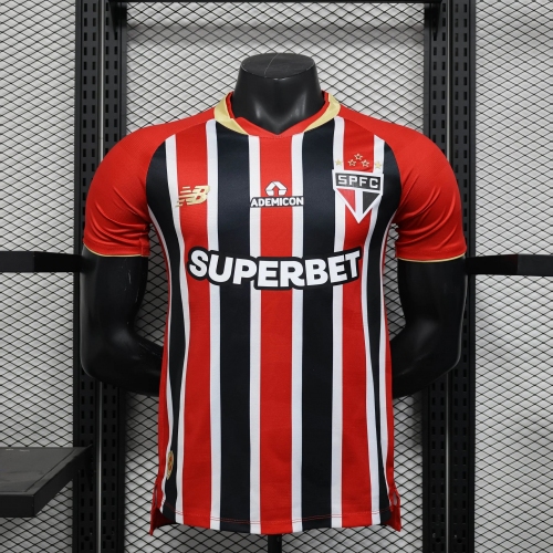 2025/2026 Player Version São Paulo Away Soccer Jersey