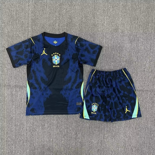 2026 Brazil Away Soccer Jersey Kids Size