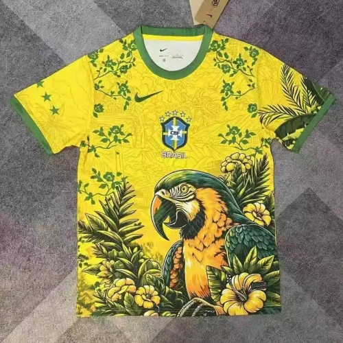 2026 Brazil National Team Macaw Special Edition Soccer Jersey