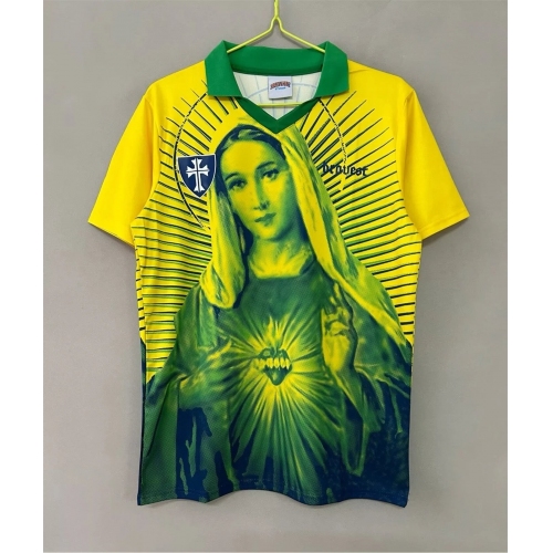 2026 Brazil Special Edition Mary Yellow Football Jersey
