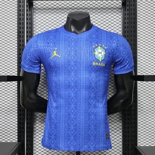 2026 Player Version Brazil National Team Special Edition Blue Soccer Jersey