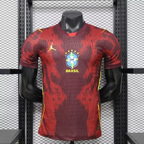 2026 Player Version Brazil National Team Special Edition Red Soccer Jersey