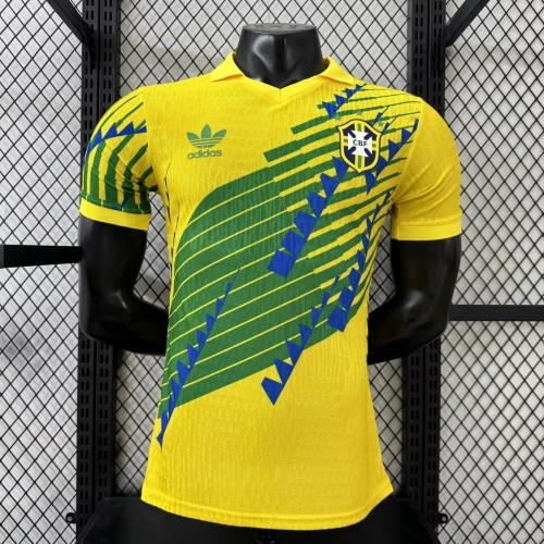 2026 Player Version Brazil Special Edition Yellow Soccer Jersey